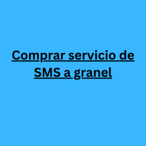 Comprar servicio de SMS a granel