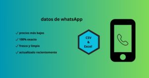 datos de whatsApp