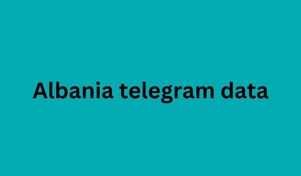 Albania telegram data