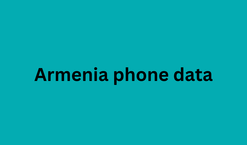 Armenia phone data