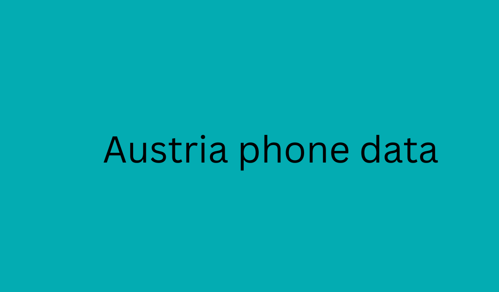 Austria phone data