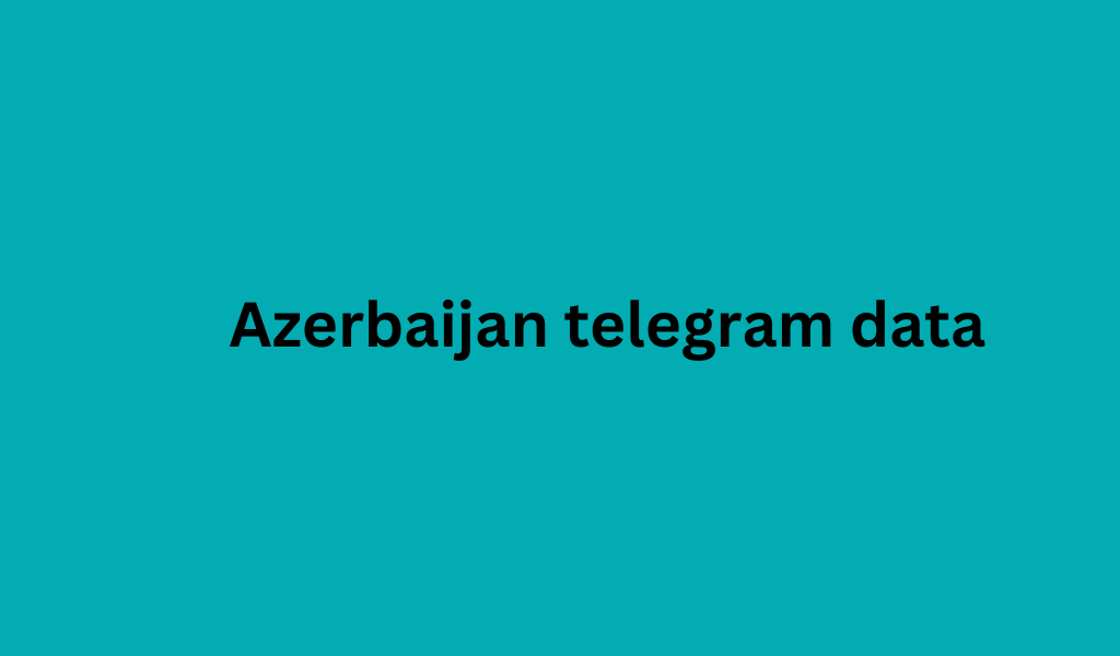 Azerbaijan telegram data