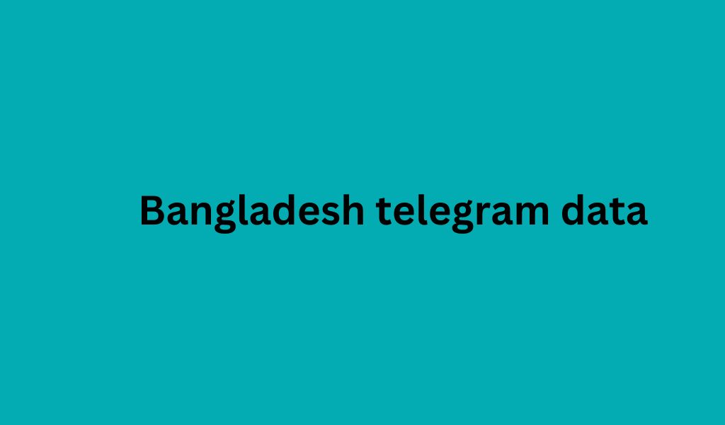 Bangladesh telegram data