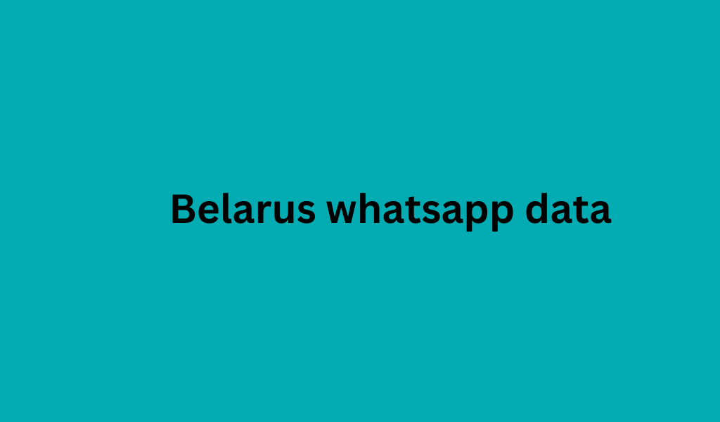 Belarus whatsapp data